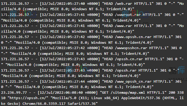 Nginx禁止文件下载防止服务器被恶意扫描 第2张插图