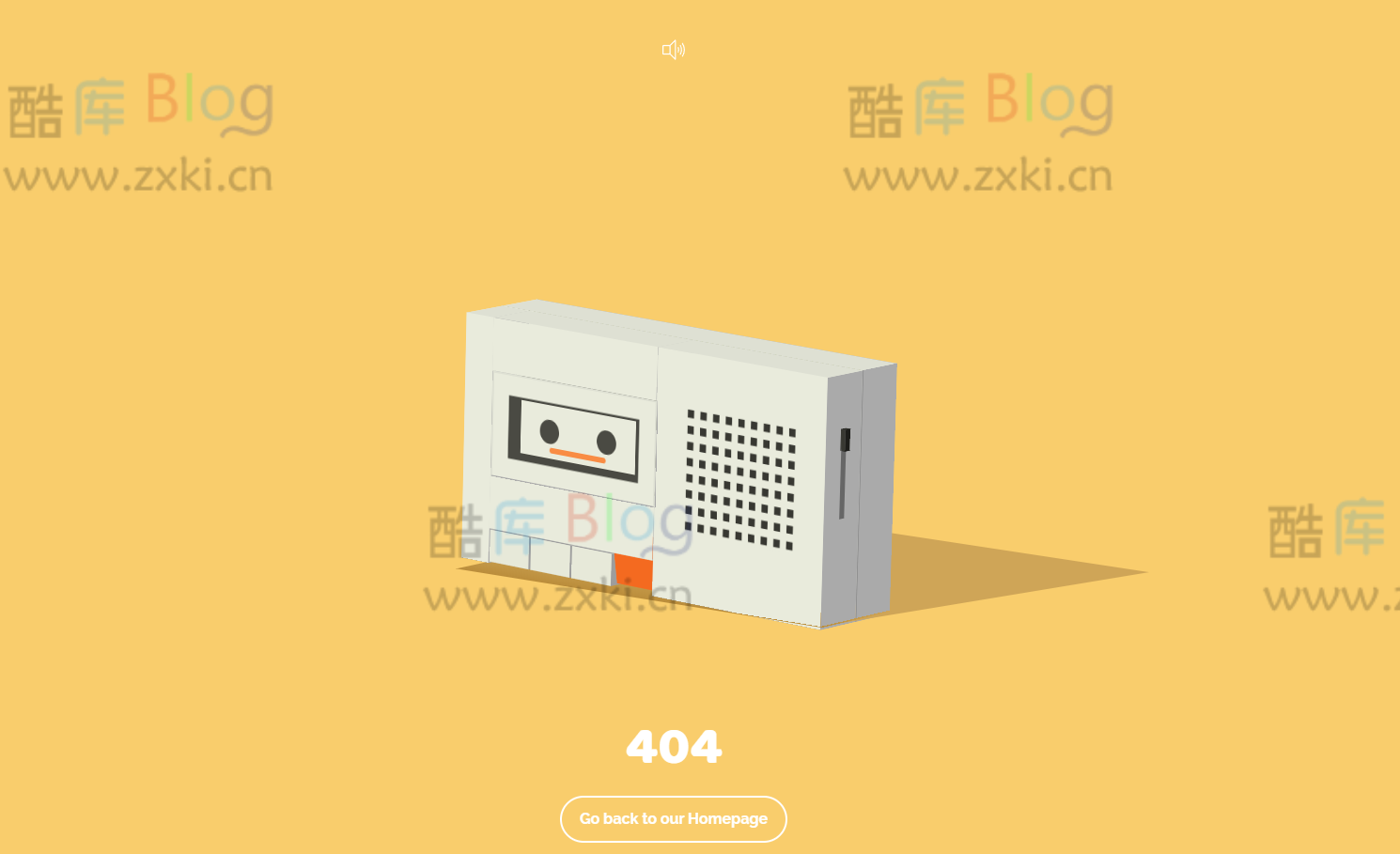 HTML收音机动画404页面源码 第3张插图