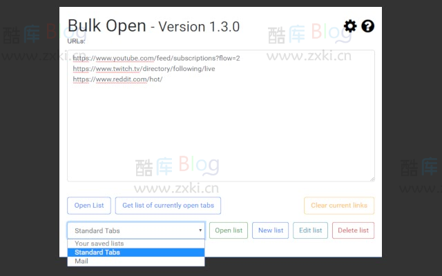 Bulk URL Opener - 批量打开网页链接浏览器插件