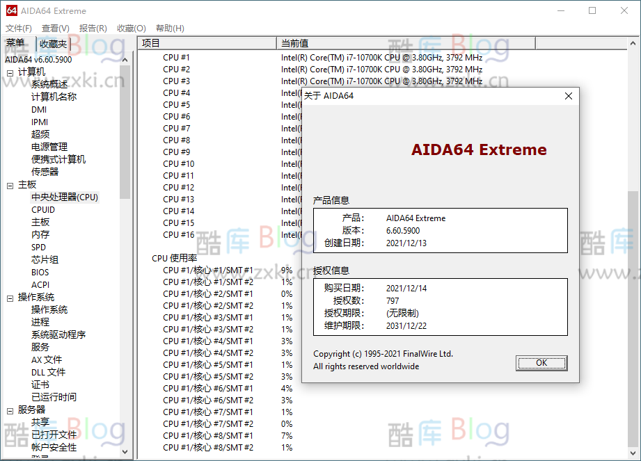 AIDA64 v6.88硬件诊断识别神器免激活绿色版 第3张插图