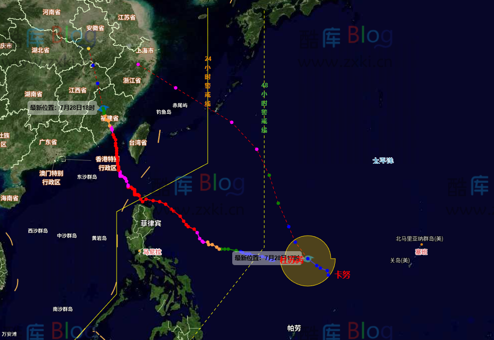 观察台风杜苏芮的网站(台风杜苏芮路径图) 第2张插图