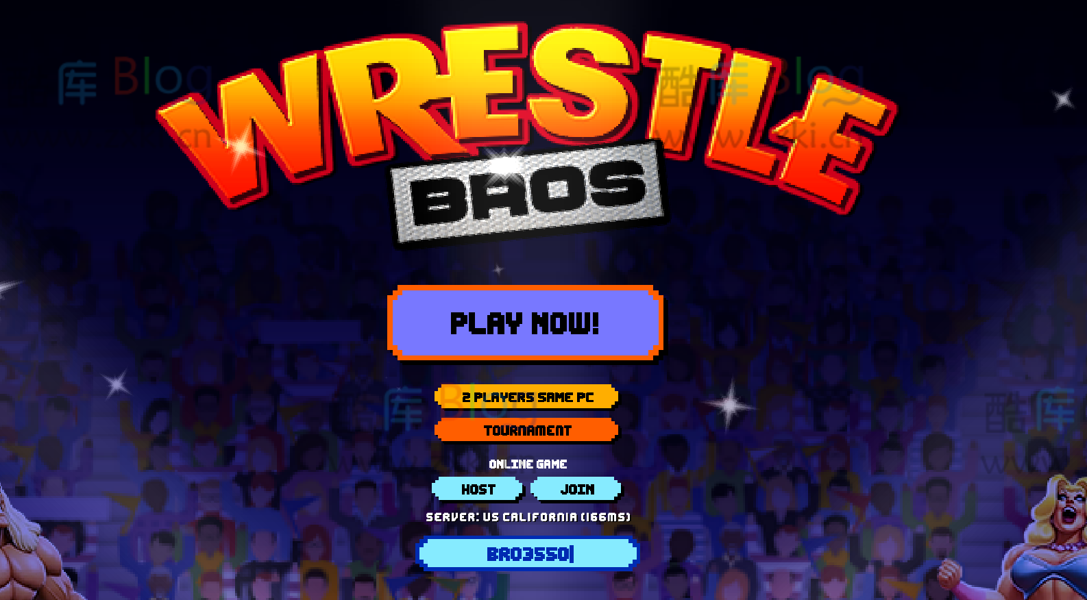 Wrestle Bros_在线WWE摔跤游戏，简单易玩的职业摔跤乐趣 第2张插图