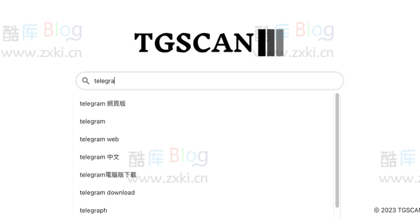 使用tgscan搭建一个TG搜索引擎 第2张插图