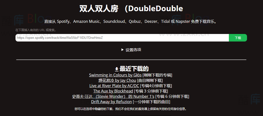 DoubleDouble-免费音乐下载工具 Spotify音乐下载 第2张插图