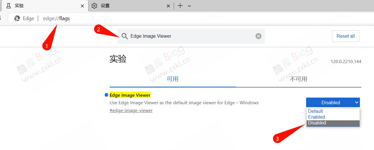 如何禁用edge浏览器image viewer看图功能？ 第2张插图
