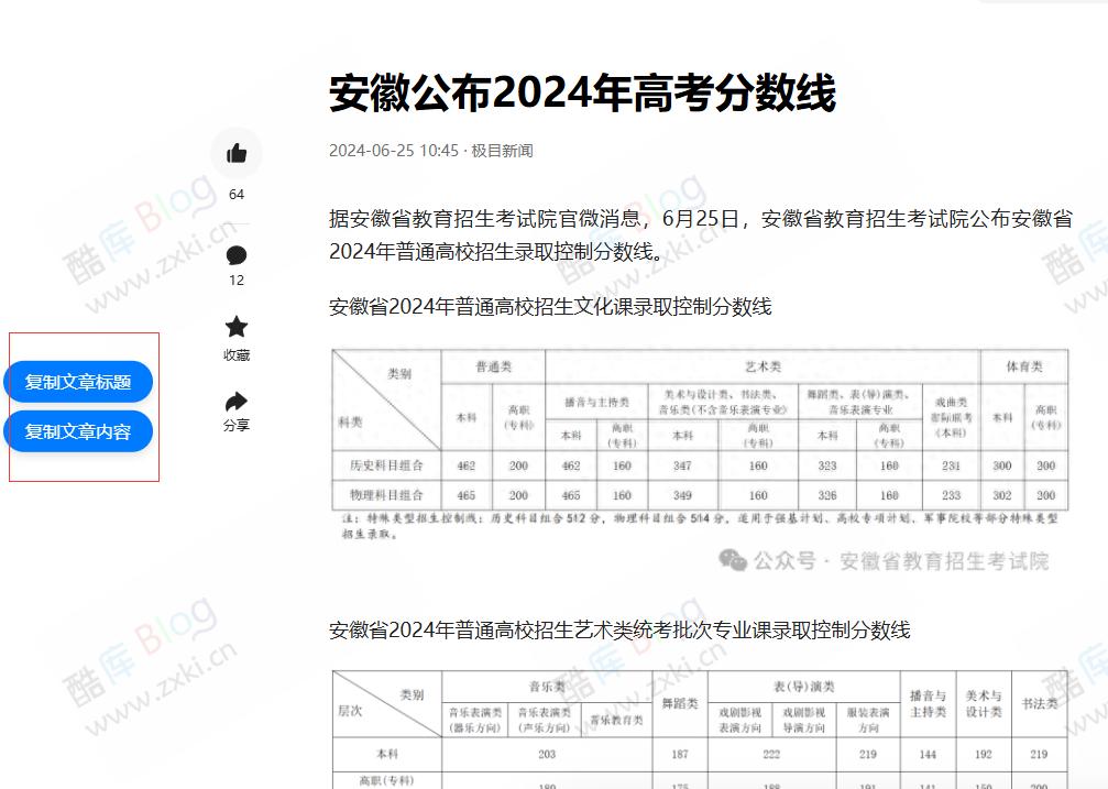 复制头条文章内容浏览器插件 第3张插图