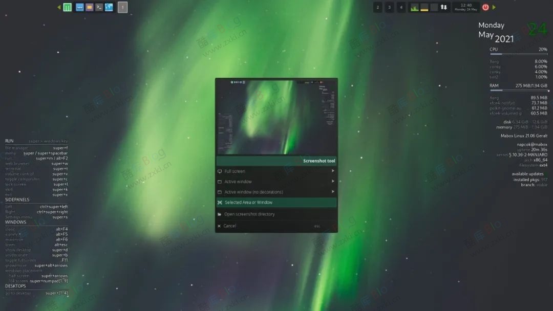 Mabox Linux - 提供 Openbox 的发行版