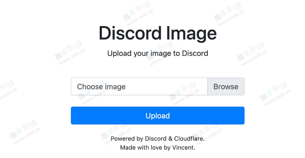 基于Discord的开源免费图床discord-image